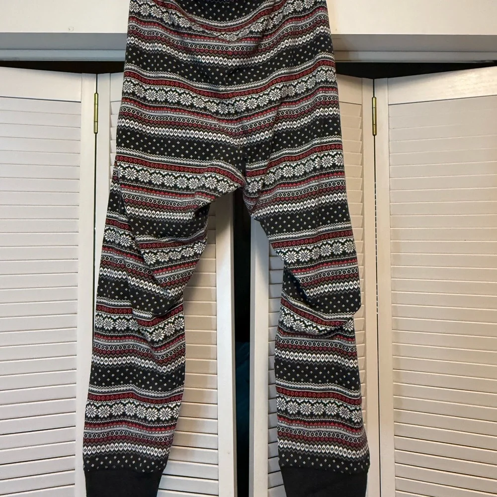Old Navy Black and Red lounge pants - Picture 1 of 4